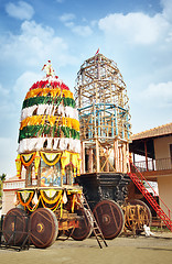 Image showing Holly chariot in the Indian temple