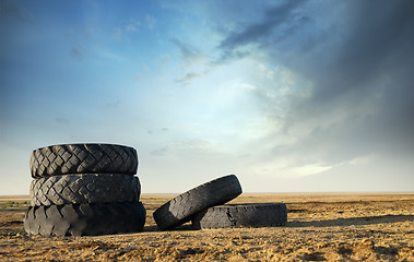 Image showing Obsolete tires