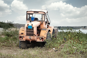 Image showing Alone tractor