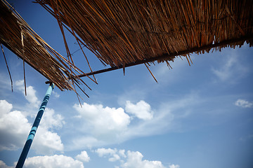 Image showing Roof under the summer sky