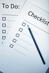 Image showing Checklist