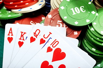 Image showing Royal flush