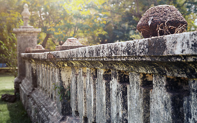 Image showing Old fencing