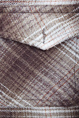 Image showing Pocket of woolen shirt