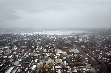 Image showing Uptown in smog