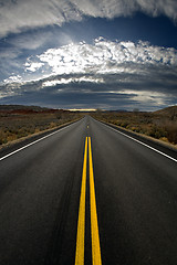 Image showing lost highway - vertical version