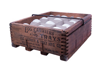 Image showing 100 year old egg carton