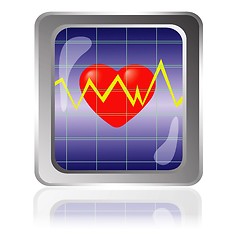 Image showing cardiogram icon