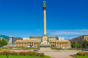 Image showing Schlossplatz (Castle square) Stuttgart