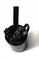 Image showing cafe with keyboard keys 