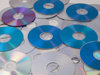 Image showing CD DVD DB Bluray disc