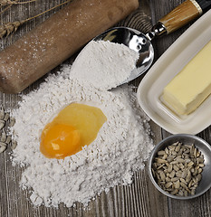Image showing Baking Ingredients