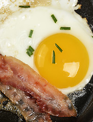 Image showing Eggs And Bacon