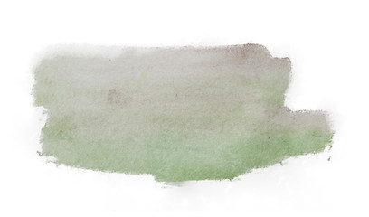 Image showing Spilled paint on paper