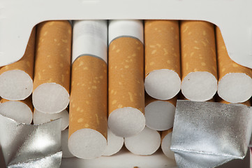 Image showing Pack of cigarettes