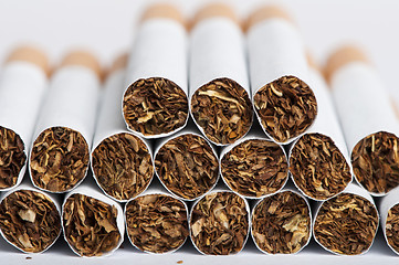 Image showing Heap of cigarettes