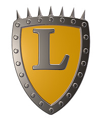 Image showing shield with letter l