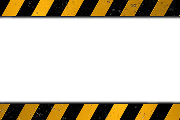 Image showing warning bars