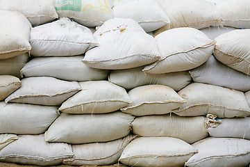 Image showing Pile of sacks