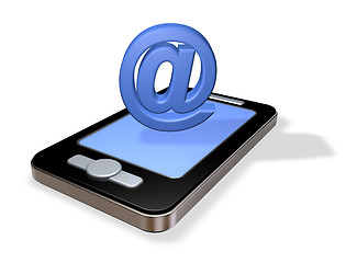 Image showing smartphone email