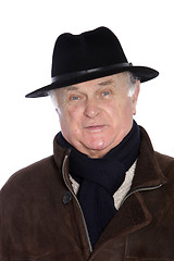 Image showing Fashionable male pensioner