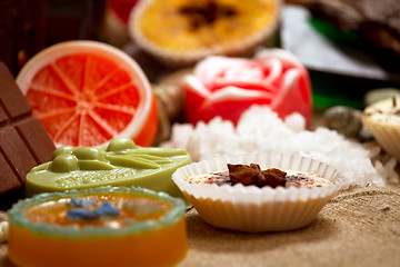 Image showing Still Life With Handmade Soap