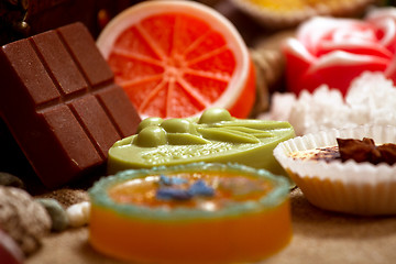 Image showing Still Life With Handmade Soap