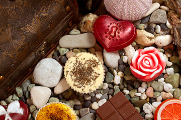 Image showing Still Life With Handmade Soap