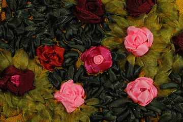 Image showing Pink and red roses