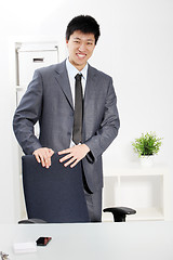 Image showing Successful confident Asian businessman