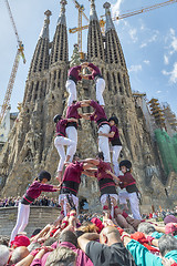 Image showing Castellers Barcelona  2013