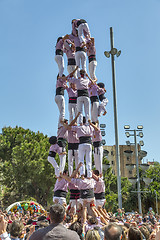 Image showing Castellers Barcelona  2013