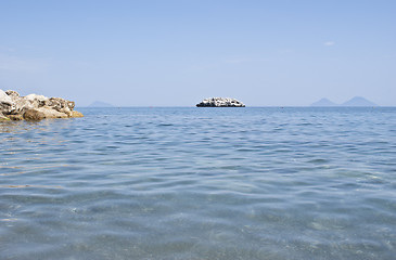 Image showing Brolo beach, Messina, Sicily