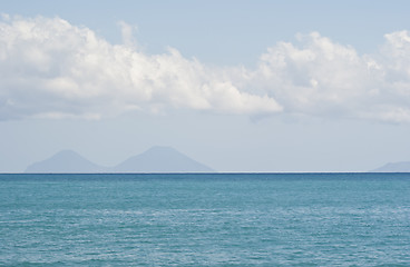 Image showing Brolo beach, Messina, Sicily