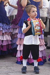 Image showing child from sicilian folk group