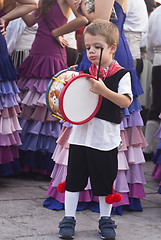 Image showing child from sicilian folk group