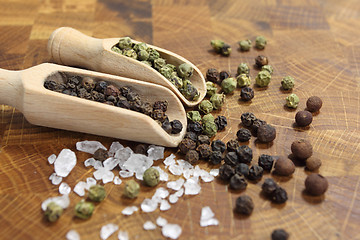 Image showing Pepper and salt