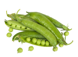 Image showing Green peas