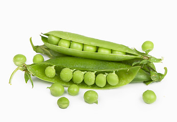 Image showing Green peas