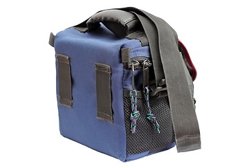 Image showing blue camera bag