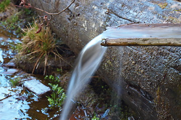 Image showing spring water flowing