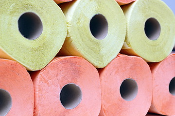 Image showing stack of toilet paper