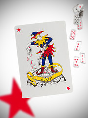 Image showing Playing card, joker