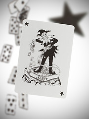 Image showing Playing card, black joker