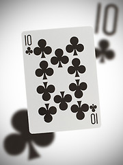 Image showing Playing card, ten