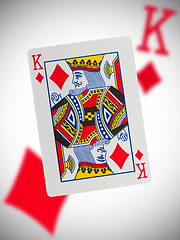 Image showing Playing card, king