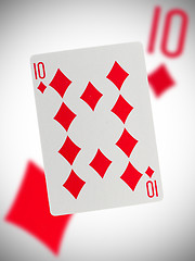 Image showing Playing card, ten