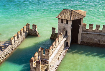 Image showing Water Castle in Sirmione