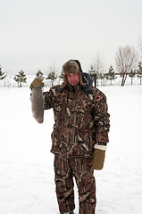 Image showing Winter fishing.
