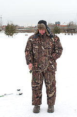 Image showing Winter fishing.